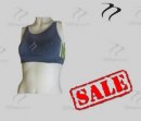 Grey Cotton Lycre Crop Top
